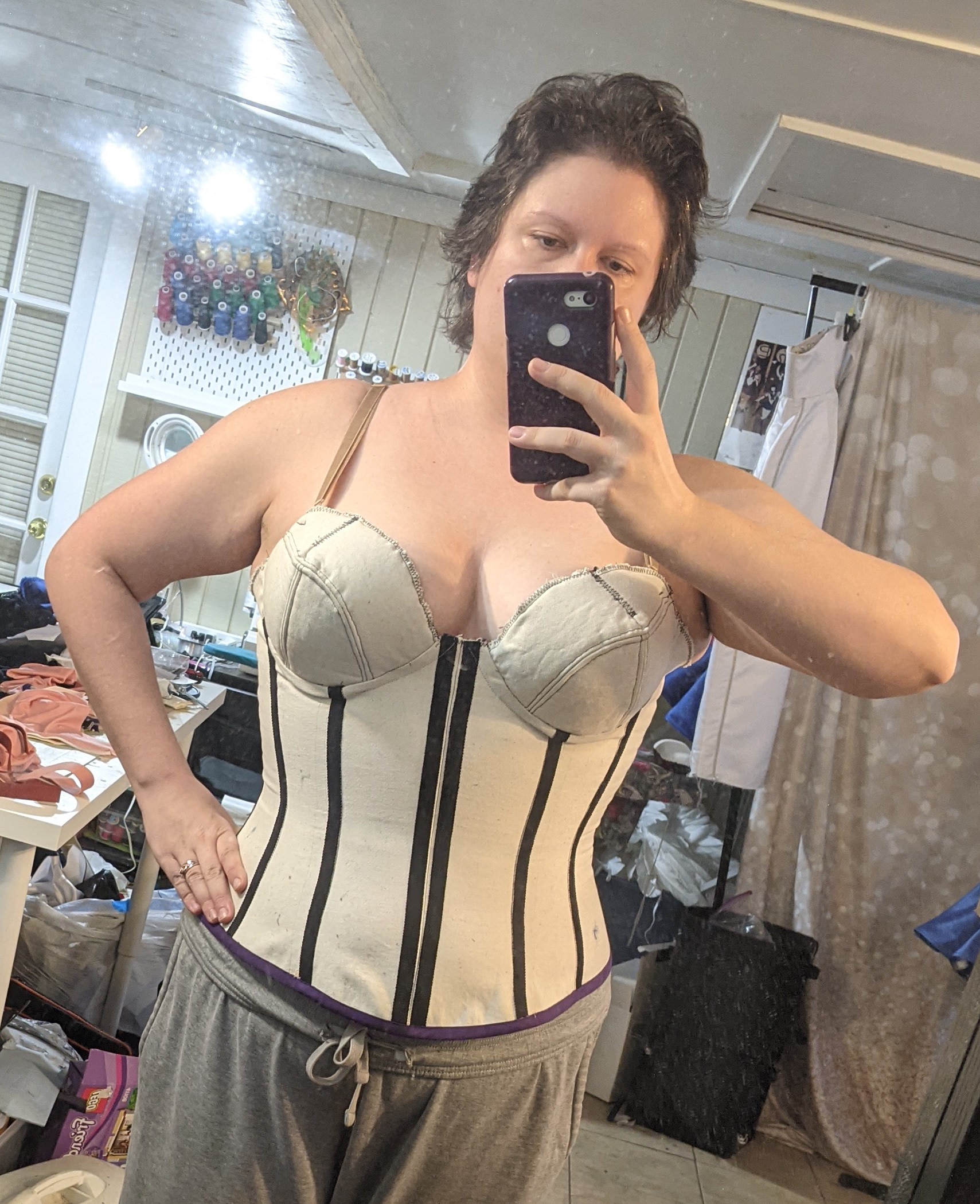 Tutorial: FBA on a strapless bodice with princess seams – The